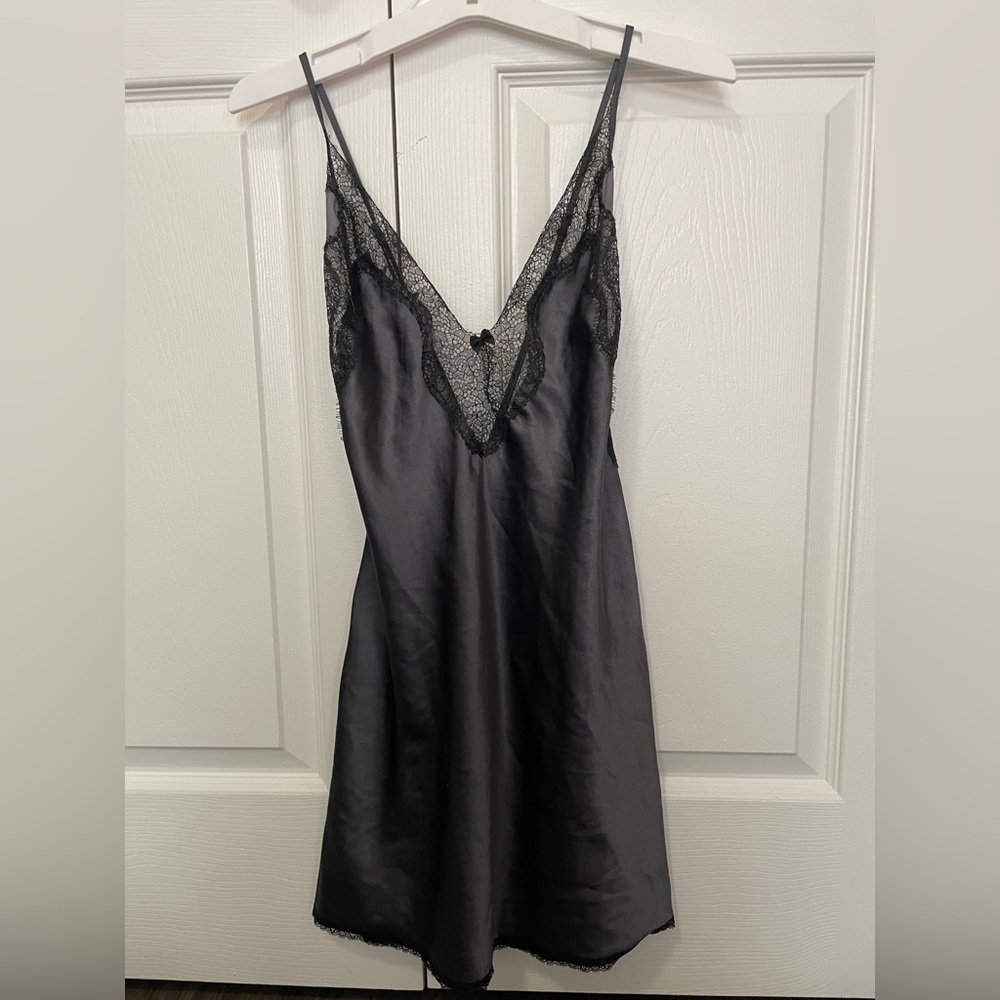 Victorias secret slip lingerie grey